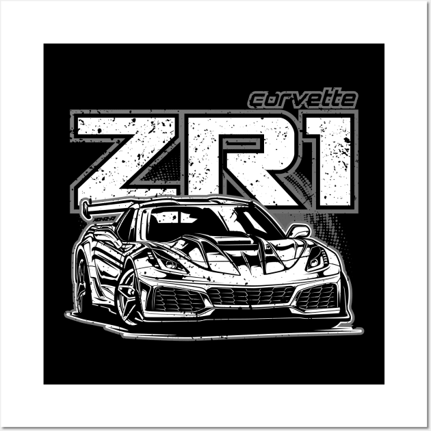 Chevy Corvette ZR1 Wall Art by idrdesign